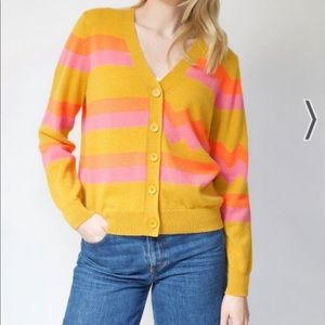 Jumper 1234 electric stripe cardigan